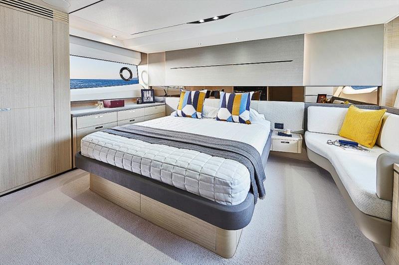 Princess V60 Master Stateroom photo copyright Princess Yachts taken at  and featuring the Power boat class