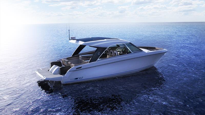Greenline NEO EDrive at Monaco Yacht Show photo copyright Greenline Yacht taken at  and featuring the Power boat class