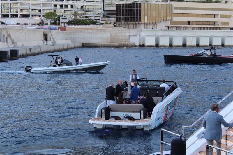 Greenline NEO EDrive at Monaco Yacht Show photo copyright Greenline Yacht taken at  and featuring the Power boat class