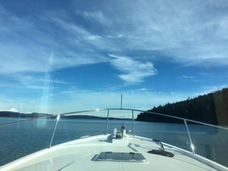 Cruising the San Juan Islands photo copyright Back Cove Yachts taken at  and featuring the Power boat class