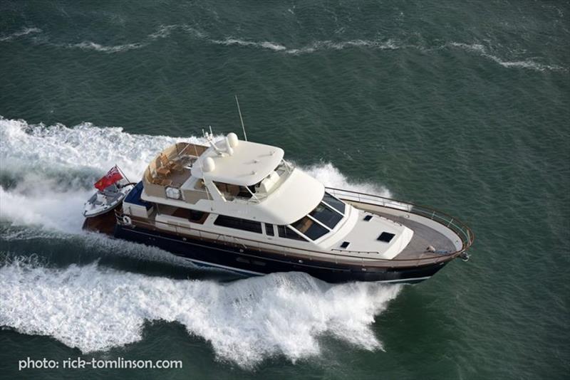Hunt Ocean fast expedition yacht photo copyright Rick Tomlinson taken at  and featuring the Power boat class