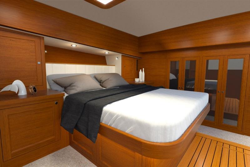 Grand Banks 54 Masters Room photo copyright Grand Banks Yachts taken at  and featuring the Power boat class