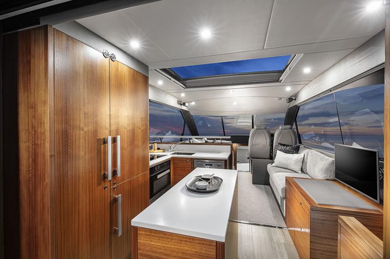 Maritimo X50 Galley photo copyright Darren Gill taken at  and featuring the Power boat class