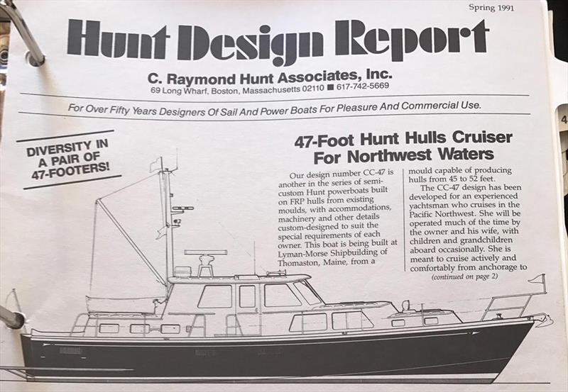 Hunt Design report - photo © Lyman-Morse Boatbuilding