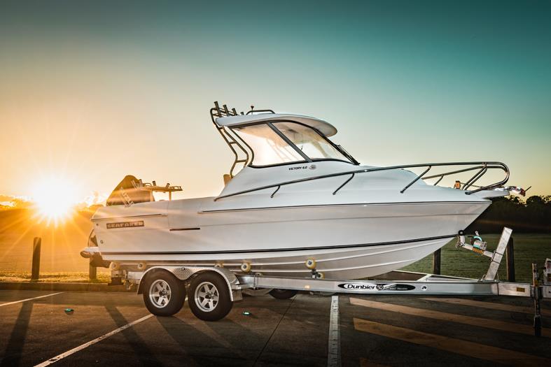 Seafarer Victory 6.0 plus Suzuki DF200A - Brisbane Boat Show photo copyright AAP Medianet taken at  and featuring the Power boat class