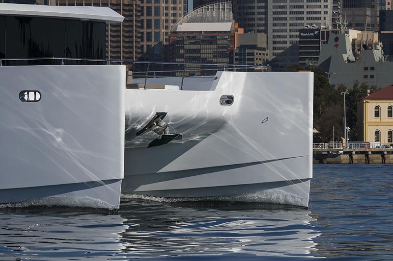 Effortless and Efficient - slippery hull form of the ILIAD 70 - photo © John Curnow