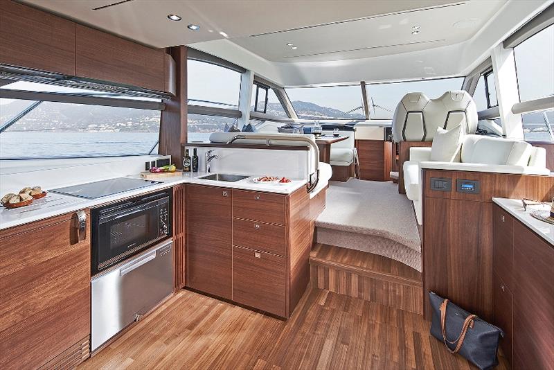 F50 interior, saloon - photo © Princess Yachts