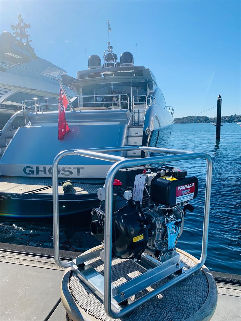 Aussie's Sea Skipper joins the crew aboard the Ghost Elite Charter photo copyright Melinda Jansen taken at  and featuring the Power boat class