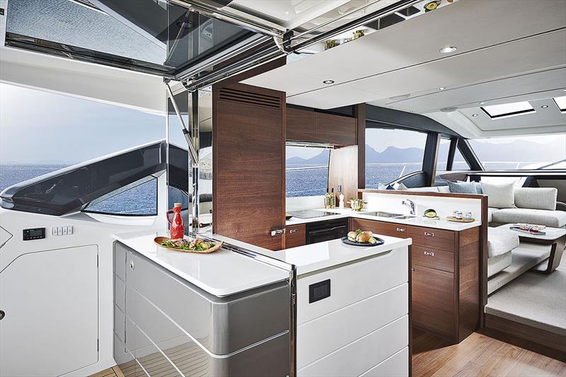 Princess Yachts S66 - Galley photo copyright Princess Yachts taken at  and featuring the Power boat class