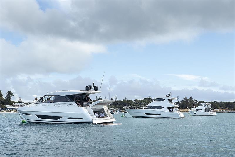 X and M craft at Rottnest Island off Perth, Western Australia, show just how suited they are to entertaining. - photo © Darren Gill