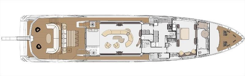 Main deck - Azimut Grande Trideck - photo © Azimut Yachts