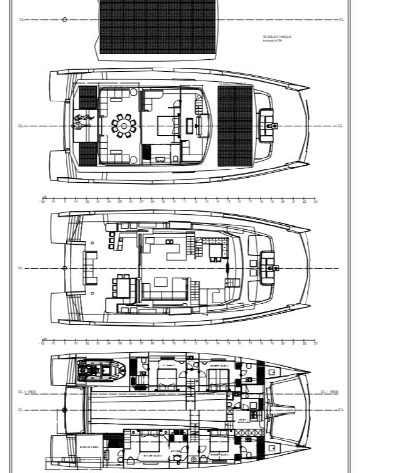 Silent 80 - 3 deck closed fly, owner´s cabin on upper deck, 4xVIP, 2xcrew - photo © Silent Yachts