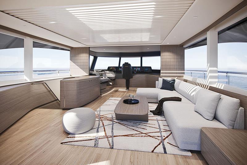 Princess X95 Skylounge photo copyright Princess Yachts taken at  and featuring the Power boat class