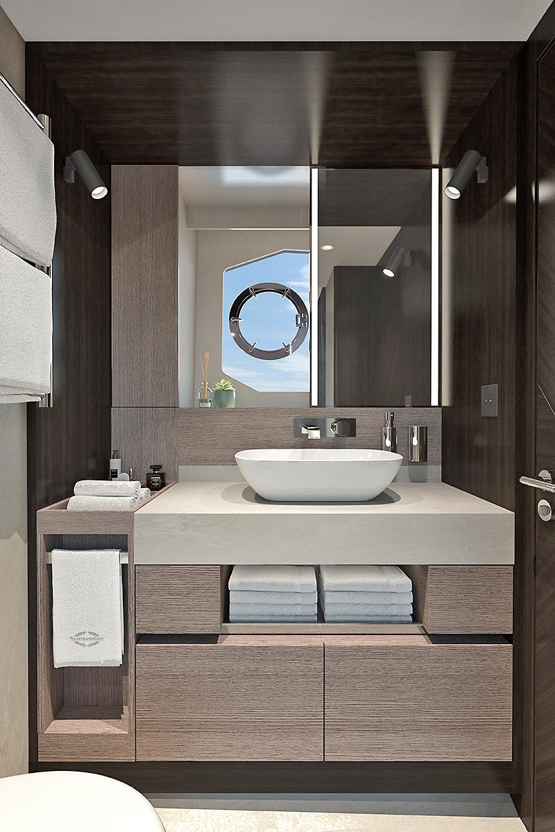 Manhattan 68 Master En-suite photo copyright Sunseeker International taken at  and featuring the Power boat class
