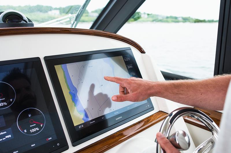 Garmin 8617 17” HD anti-glare touch displays photo copyright Cate Brown taken at  and featuring the Power boat class