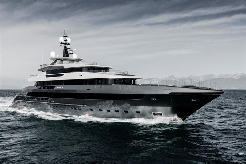 64Steel Attila - photo © Sanlorenzo Yachts