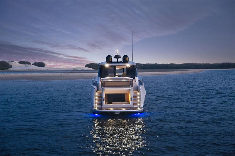 Maritimo's very new X50R - this one has the convertible Beach Club photo copyright Maritimo taken at  and featuring the Power boat class
