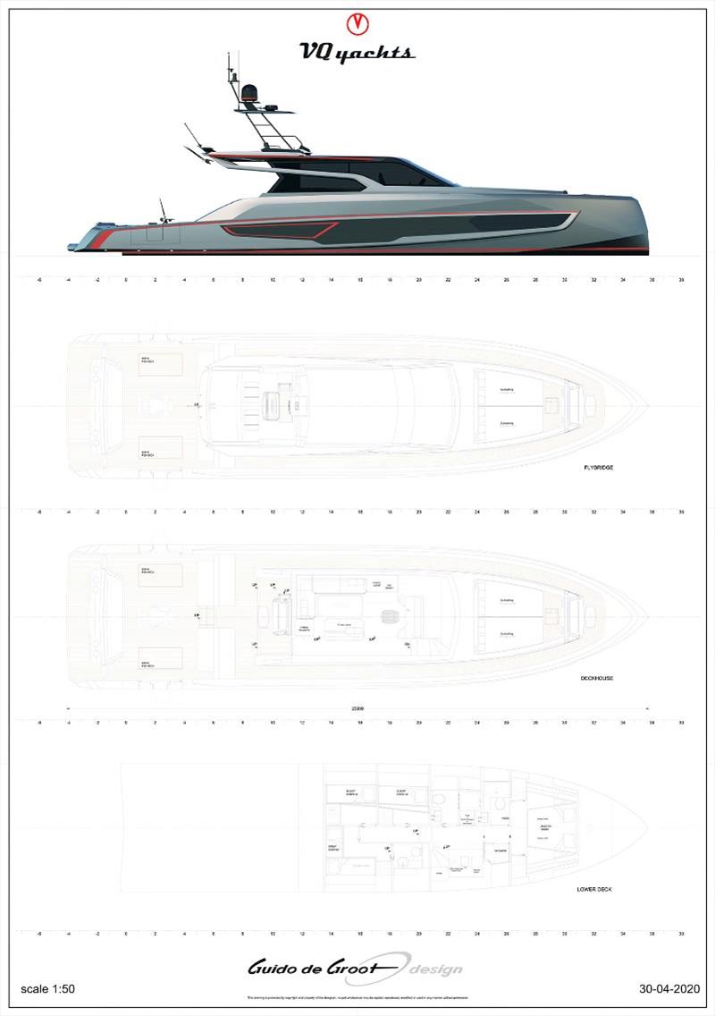 VQ80 - 24-metre custom sportfish layout - photo © Vanquish Yachts