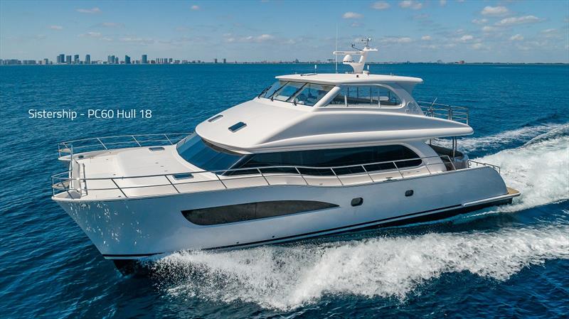 PC60 Hull 18 photo copyright Horizon Yachts taken at  and featuring the Power boat class