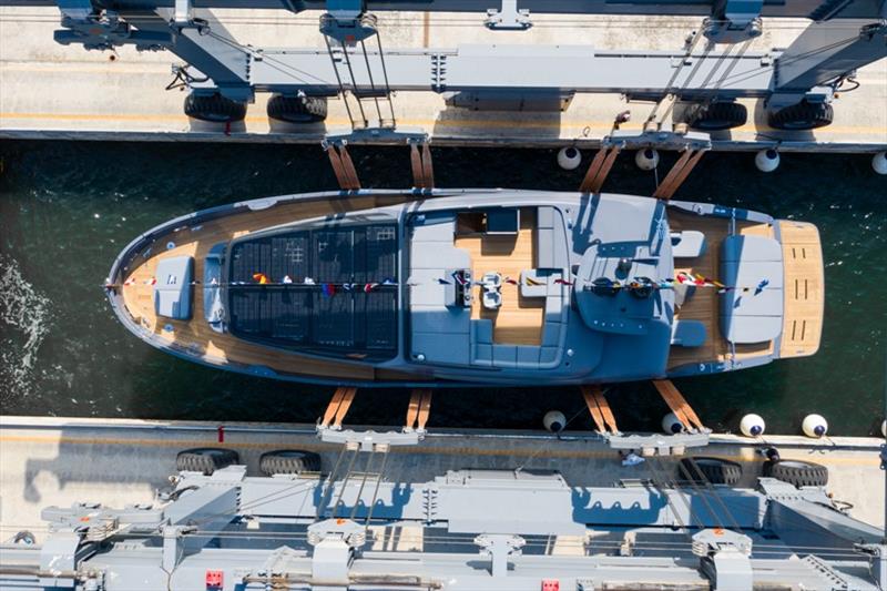 Extra 86 launch ceremony - photo © Extra Yachts