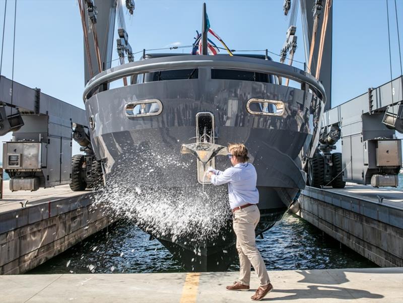 Extra 86 launch ceremony - photo © Extra Yachts