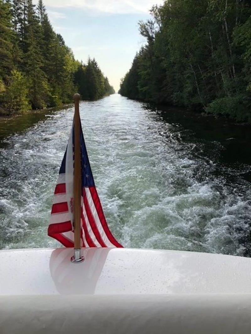 The Trent Severn waterway has 45 locks and took Roger and Laura from Lake Ontario into the Georgian Bay - photo © Riviera Australia
