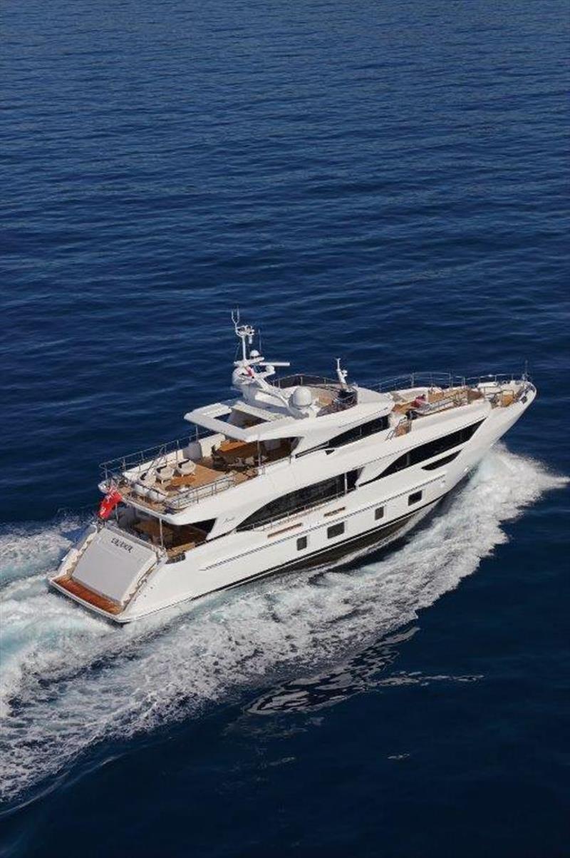 Benetti Delfino 95 photo copyright Ameller taken at  and featuring the Power boat class