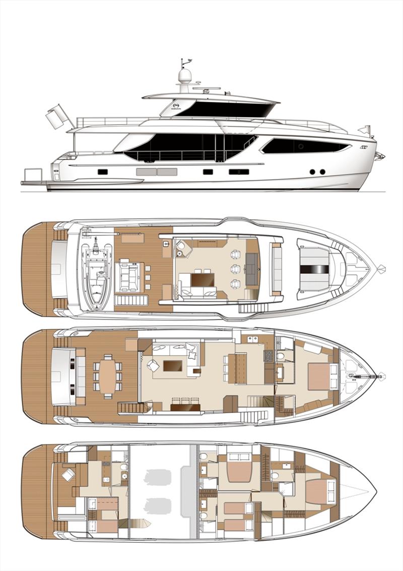 Horizon FD80 - GA - photo © Horizon Yachts