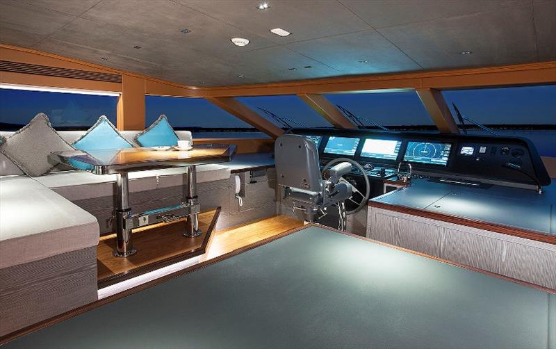 Horizon RP110 Wild Duck - Pilot House photo copyright Horizon Yachts taken at  and featuring the Power boat class