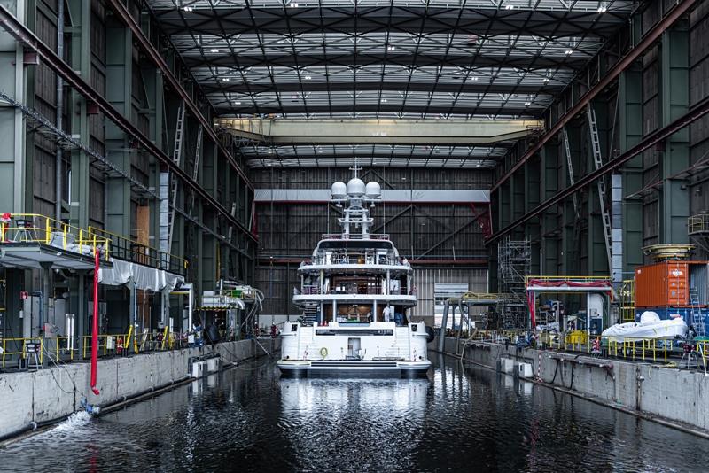 Amels 242 launched - photo © Damen Yachting