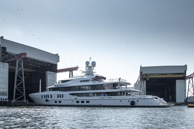 Amels 242 launched photo copyright Damen Yachting taken at  and featuring the Power boat class