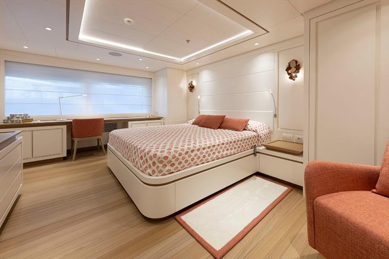Codecasa M.Y. Framura - VIP cabin - Main deck photo copyright Codecasa Yachts taken at  and featuring the Power boat class