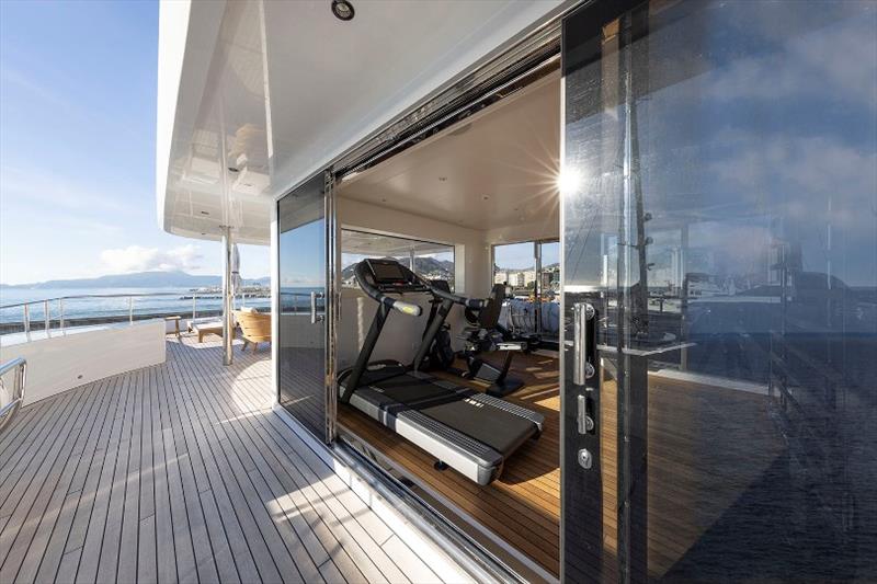 Codecasa M.Y. Framura - Gym photo copyright Codecasa Yachts taken at  and featuring the Power boat class