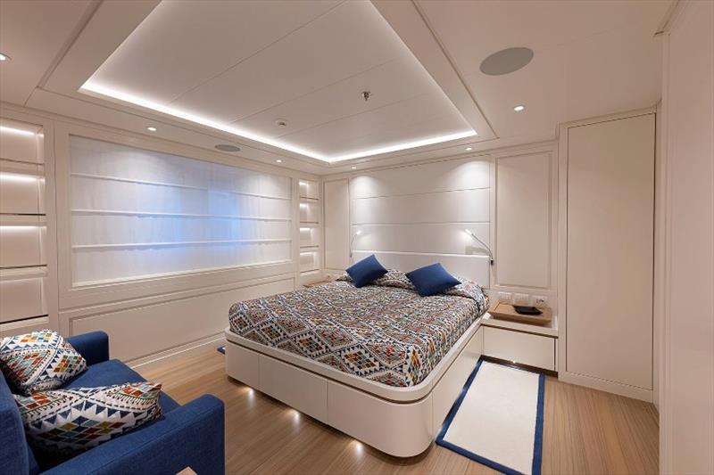 Codecasa M.Y. Framura - Guests room photo copyright Codecasa Yachts taken at  and featuring the Power boat class