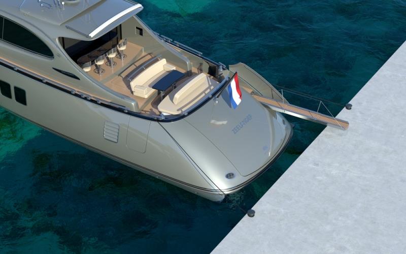 New options rendering photo copyright Zeelander Yachts taken at  and featuring the Power boat class