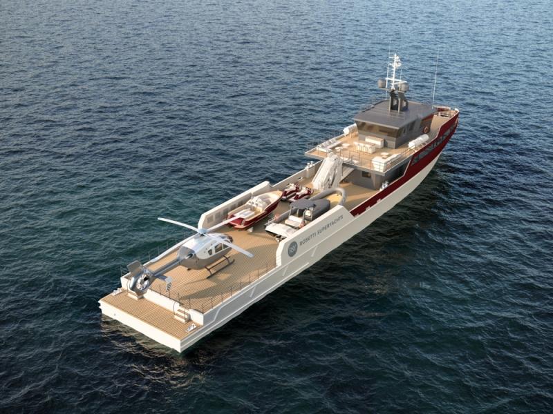 RSY 55-metre Support Vessel - photo © Rosetti Superyachts