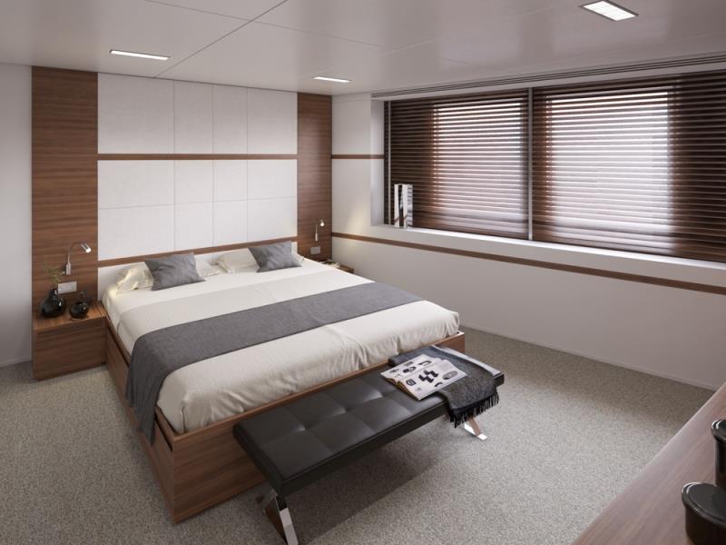 RSY 55-metre Support Vessel - Cabin - photo © Rosetti Superyachts