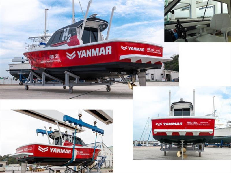 Demonstration test boat with maritime fuel cell system photo copyright Yanmar taken at  and featuring the Power boat class