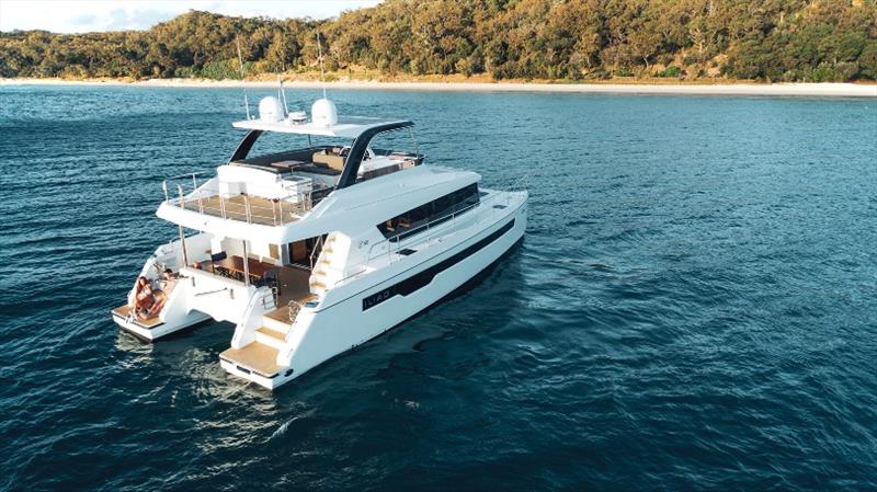 The ILIAD 50 and the new Dufour 470 are just two of the models on display by The Yacht Sales Co and Multihull Solutions at the 2021 Sanctuary Cove International Boat Show photo copyright The Yacht Sales Co taken at  and featuring the Power boat class