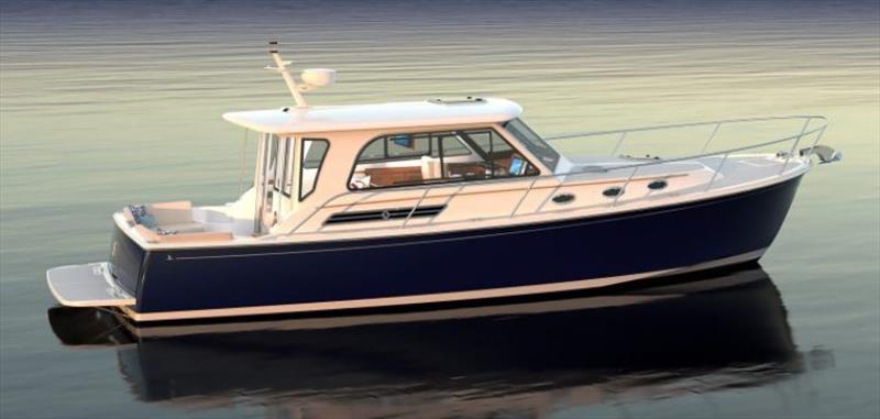 The newly redesigned Back Cove 372 maintains the same beloved amenities and Downeast charm as the classic Back Cove 37 photo copyright Back Cove Yachts taken at  and featuring the Power boat class