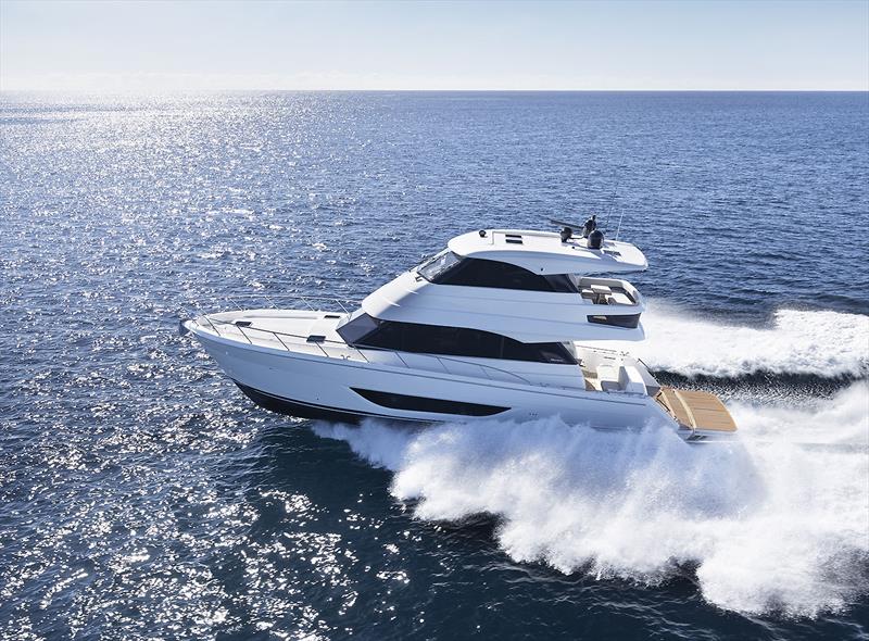 Purposeful hull form to ensure a good ride - New Maritimo M55 - photo © Maritimo