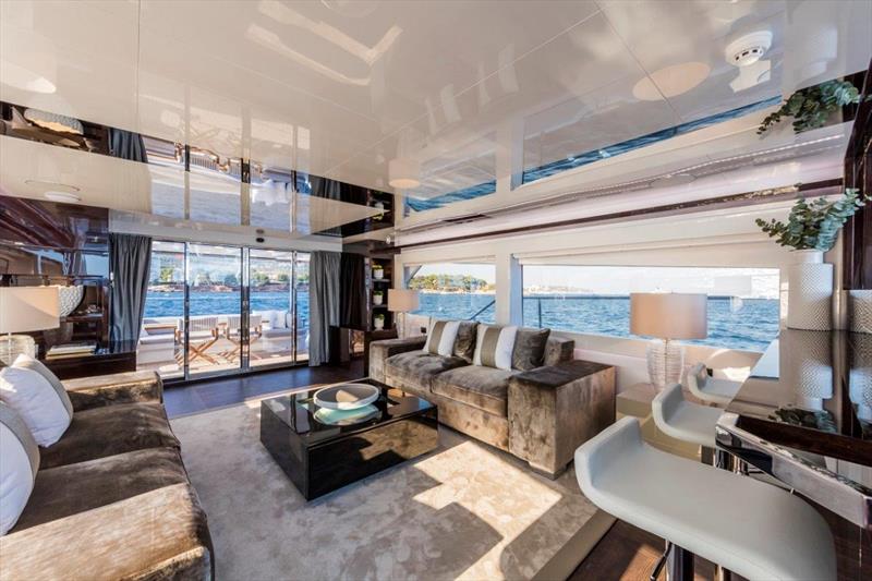Pearl 80 - Saloon photo copyright Pearl Yachts taken at  and featuring the Power boat class