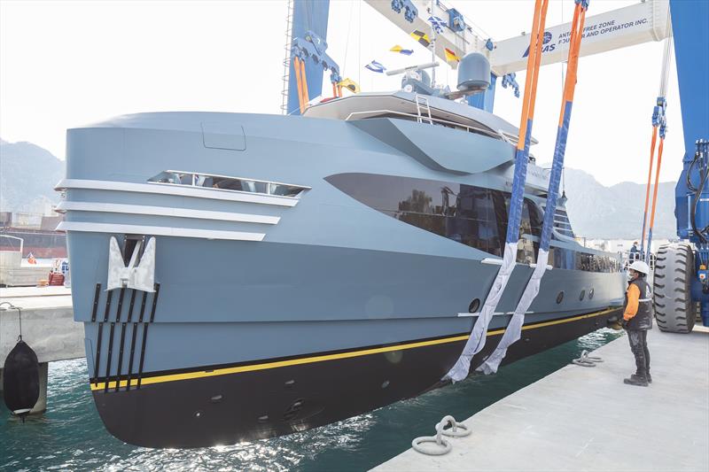 36m support ship PHI Phantom photo copyright Alia Yachts taken at  and featuring the Power boat class
