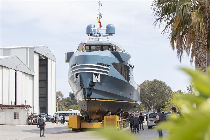 36m support ship PHI Phantom photo copyright Alia Yachts taken at  and featuring the Power boat class