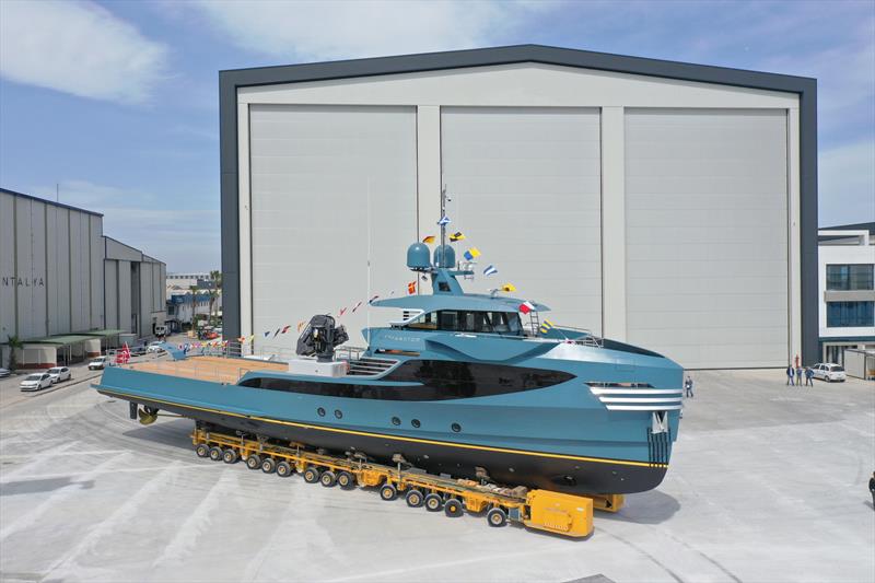 36m support ship PHI Phantom photo copyright Alia Yachts taken at  and featuring the Power boat class