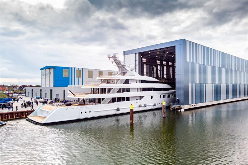 95-metre Bliss photo copyright Feadship taken at  and featuring the Power boat class
