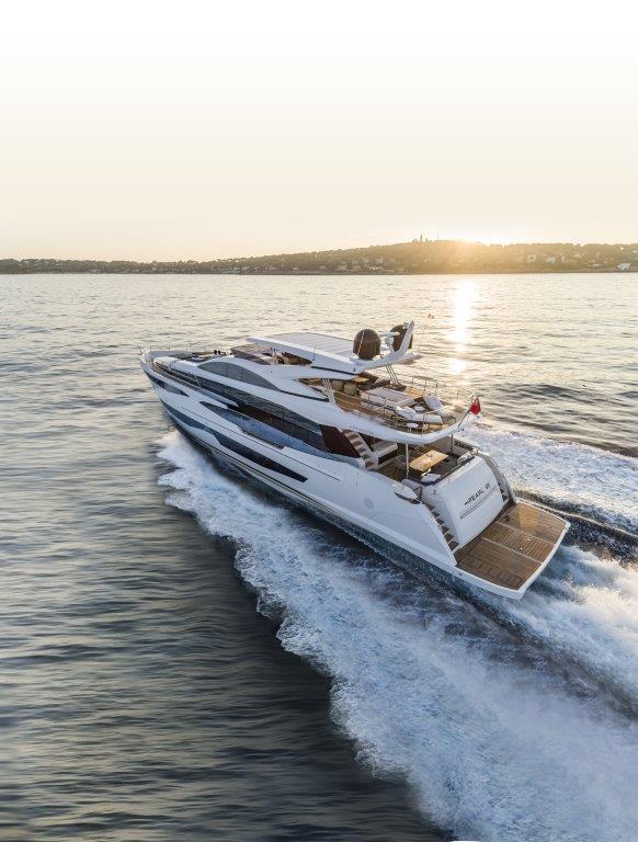 Pearl 95 - Running photo copyright Pearl Yachts taken at  and featuring the Power boat class