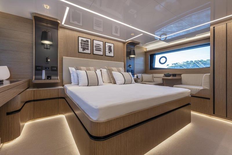Pearl 62 - Owner Cabin photo copyright Pearl Yachts taken at  and featuring the Power boat class