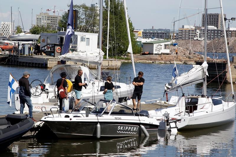 Finnboat Covid-safe boat test runs in Lauttasaari, Helsinki - photo © Finnboat