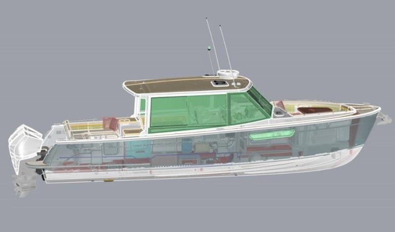 3z Dual Console photo copyright MJM Yachts taken at  and featuring the Power boat class